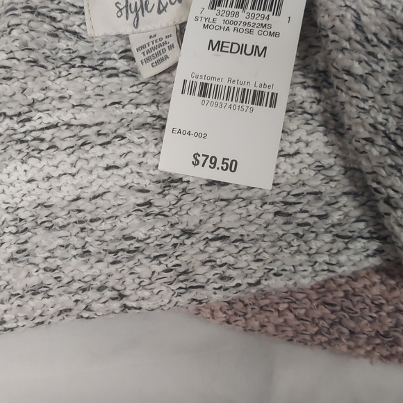 Style & co long opennknitted sweater - Picture 4 of 4